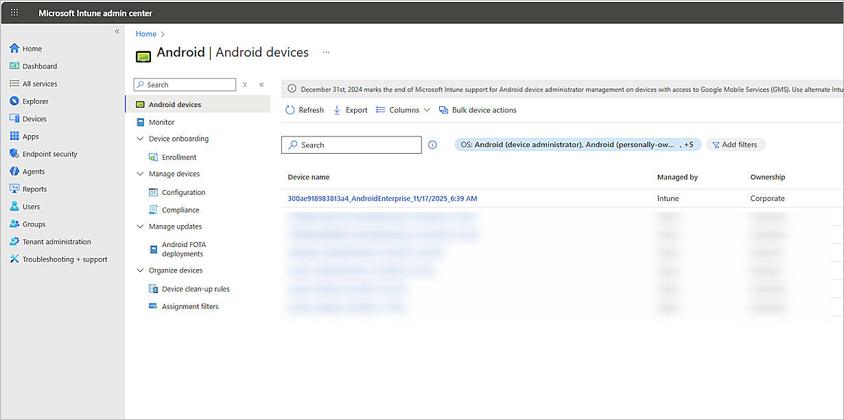 Screenshot of WatchGuard Mobile Security app confirmation on Android device